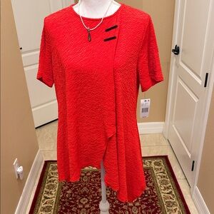 Elegant Red Women's Tops